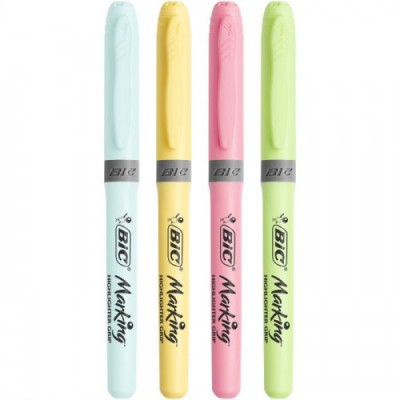 BLISTER 4 MARCADORES FLUORESCENTE COLORES PASTEL BIC 964859