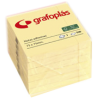 3787-BLOC 100 NOTAS ADHESIVAS 75X75MM AMARILLAS GRAFOPLAS 65205460