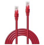 38076-Lindy 48034 cable de red Rojo 3 m Cat6 U/UTP (UTP)