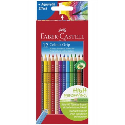 ESTUCHE 12 LAPICES COLOR GRIP FABER CASTELL 112412