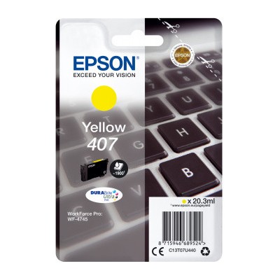 Epson WF 4745 cartucho de tinta 1 piezas Original Alto rendimiento XL Cian