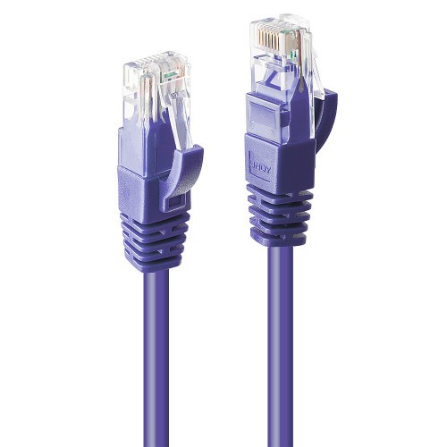 38196-Lindy 48120 cable de red Purpura 0,3 m Cat6 U/UTP (UTP)