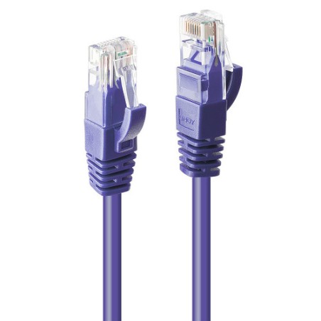 38208-Lindy 48126 cable de red Purpura 7,5 m Cat6 U/UTP (UTP)