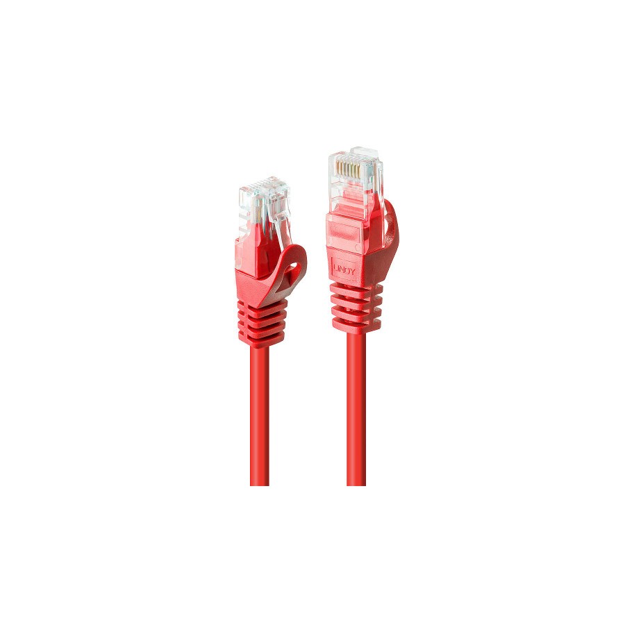38251-Lindy 48182 cable de red Rojo 1 m Cat6 U/UTP (UTP)