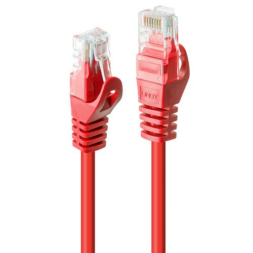 38257-Lindy 48187 cable de red Rojo 10 m Cat6 U/UTP (UTP)