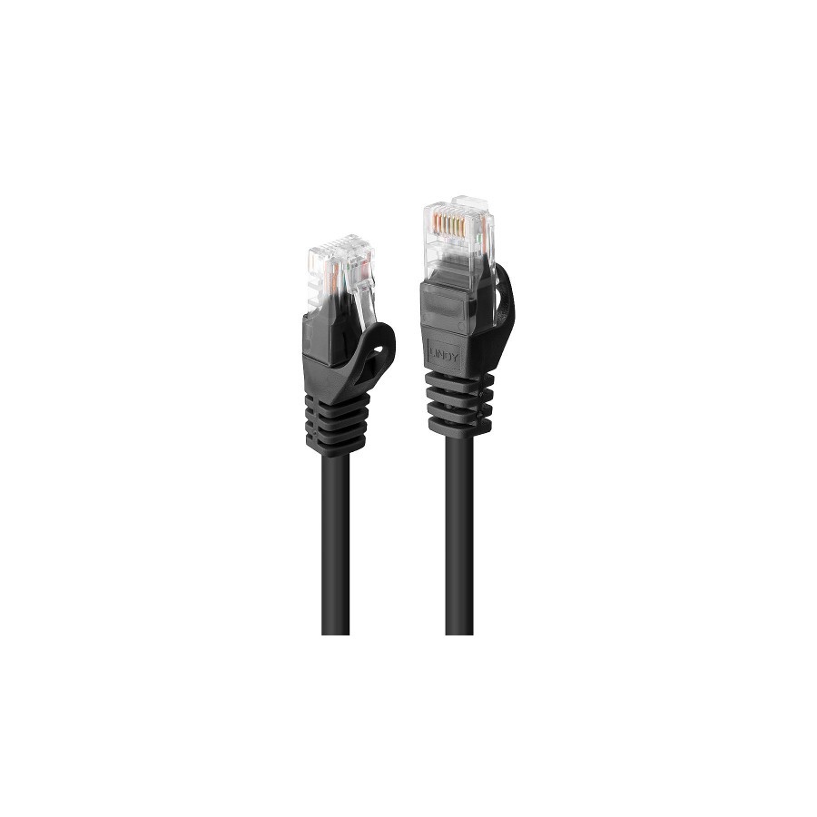 38269-Lindy 48195 cable de red Negro 5 m Cat6 U/UTP (UTP)