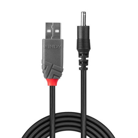 38316-Lindy 70266 cable de transmision Negro 1,5 m USB A