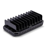 38344-Lindy 73309 organizador para estacion de carga Independiente Plastico Negro