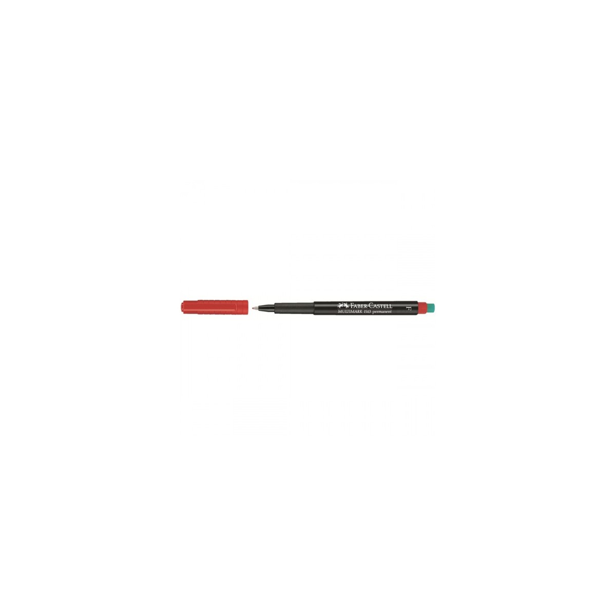 MARCADOR PERMANENTE MULTIMARK PUNTA FINA ROJO FABER CASTELL 151321