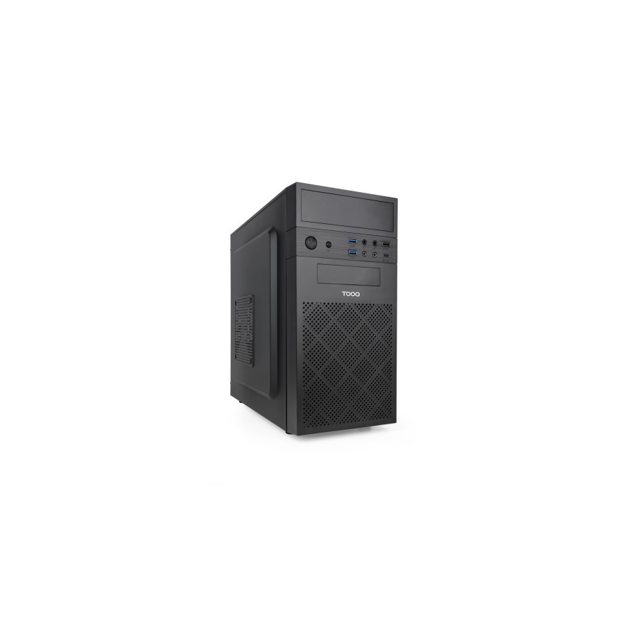 38401-TooQ Caja Minitorre Micro-ATX "ISOBOX ULTRA", Negra