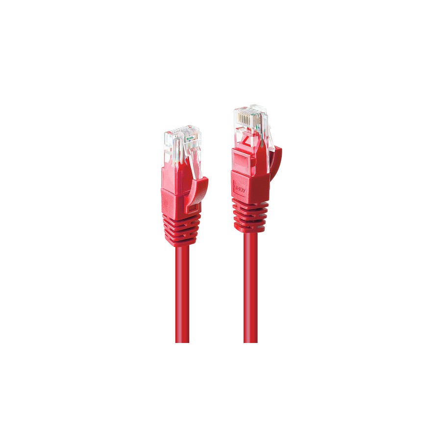 38575-Lindy 48033 cable de red Rojo 2 m Cat6 U/UTP (UTP)
