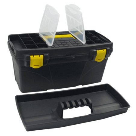 38605-CAJA SOSTENIBLE PARA HERRAMIENTAS 19X39X18CM PP NEGRO ARCHIVO 2000 CP14901139 NE