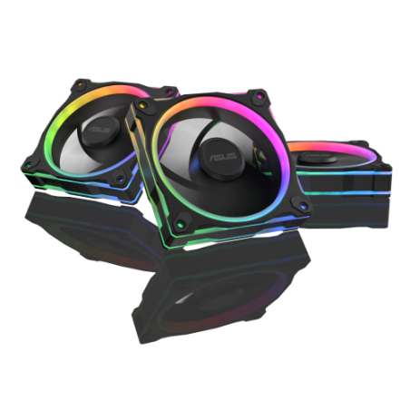 38720-ASUS Prime MR120 Fan ARGB Black 3in1 Carcasa del ordenador Ventilador 12 cm Negro