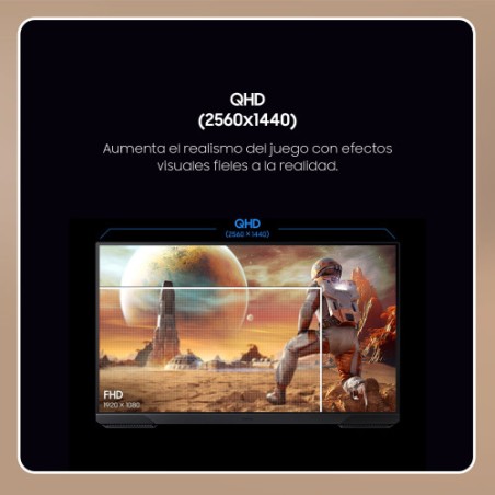 38987-Samsung Monitor Gaming 27" Odyssey G5 G5F1 QHD 180Hz Plano