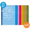 3900-LIBRETA CUARTO 50 HOJAS RAYADO 2,5 MM-COLORES SURTIDOS LAMELA 06C002