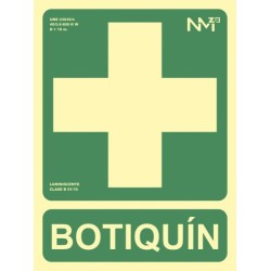 3932-SENAL "BOTIQUIN" 224X300 PVC VERDE ARCHIVO 2000 6170-05H VE