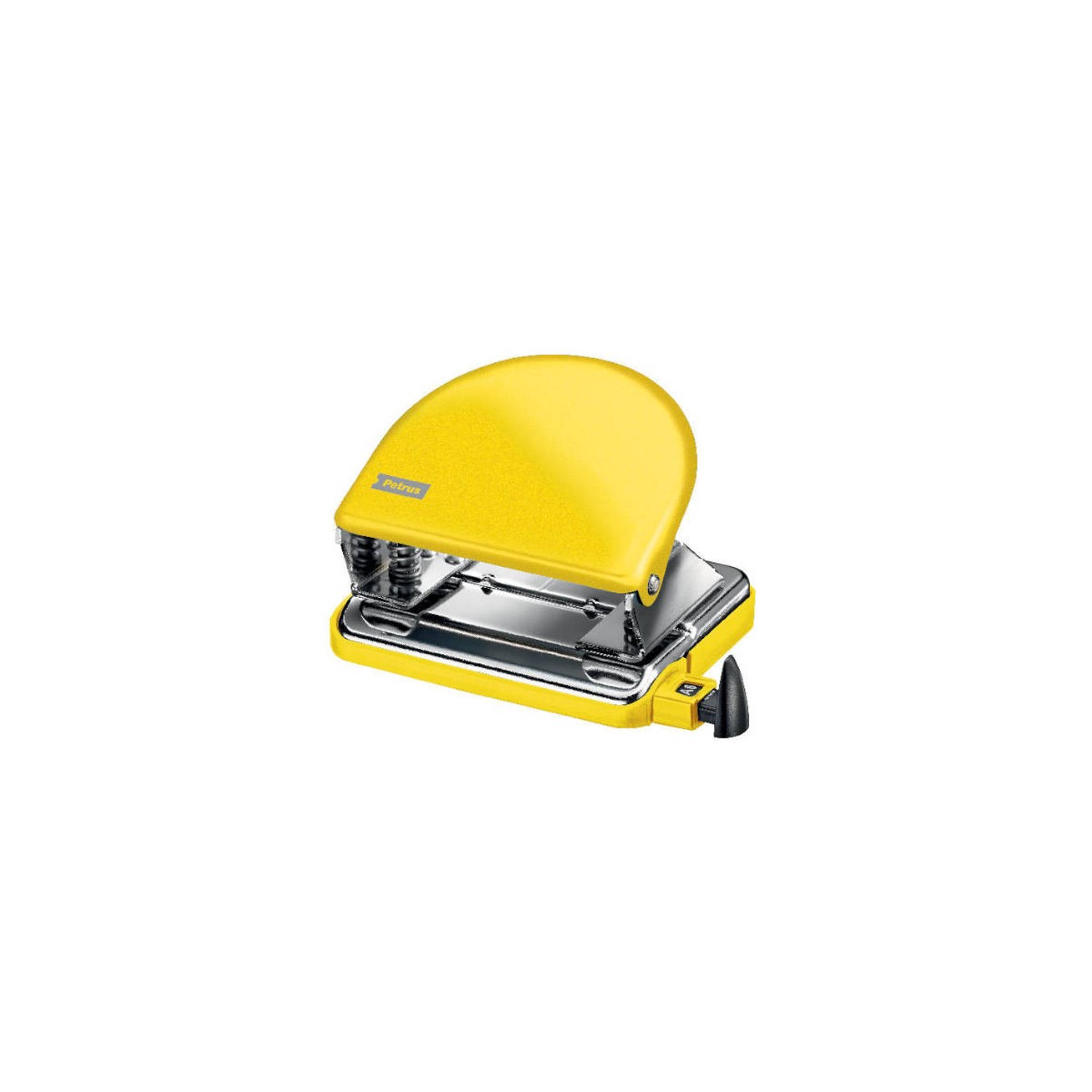 TALADRO METALICO MODELO 52 WOW CAPACIDAD 20 HOJAS COLOR AMARILLO METALIZADO PETRUS 626829