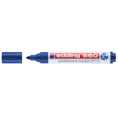 MARCADOR PIZARRA BLANCA 660 15 3MM AZUL EDDING 660 03