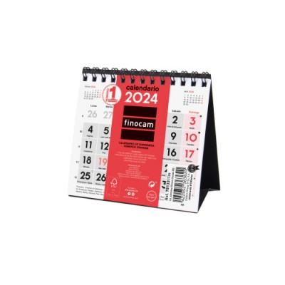 CALENDARIO 2024 SOBREMESA NUMEROS GRANDES XXS FINOCAM 781330024