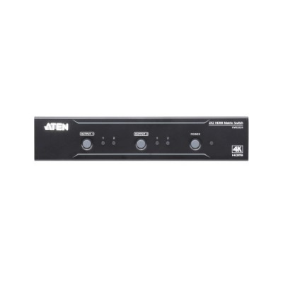 Aten VM0202H interruptor KVM Montaje en rack Negro