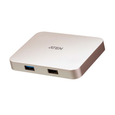 Aten UH3235 AT hub de interfaz USB 20 Type C Oro rosa