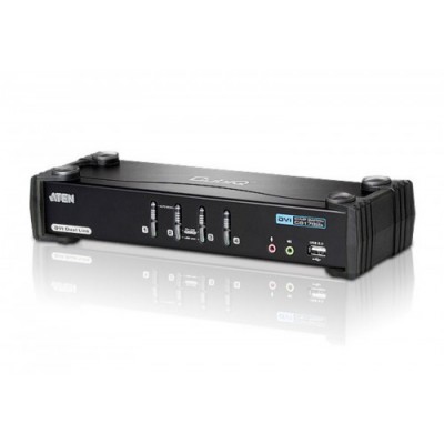 Aten CS1784A interruptor KVM Negro