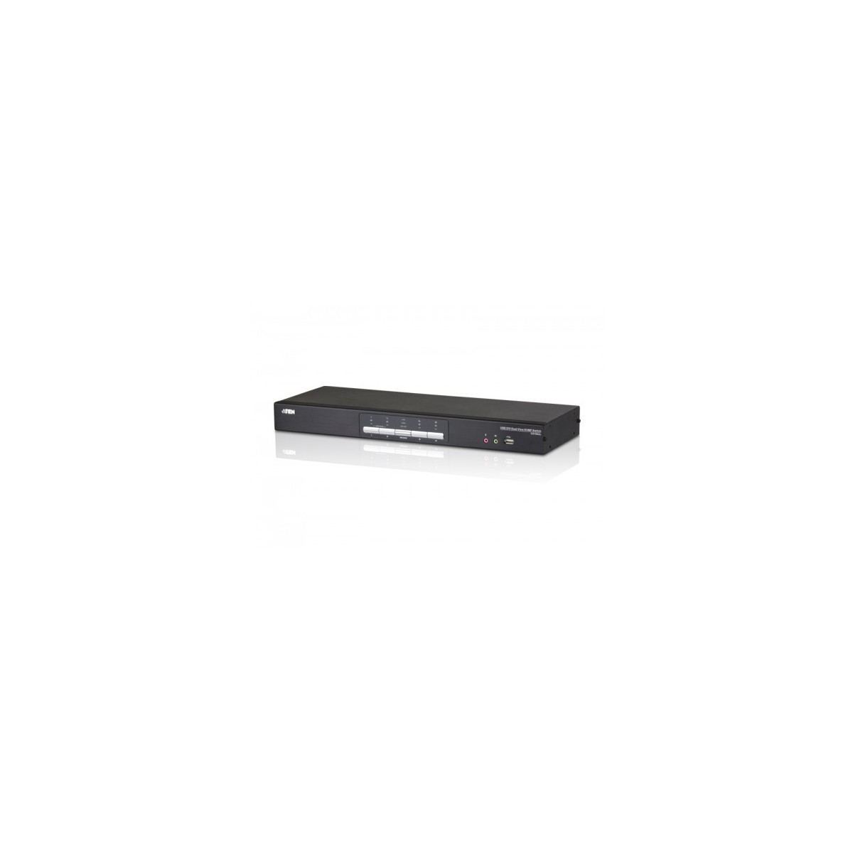 Aten CS1644A interruptor KVM Montaje en rack Negro