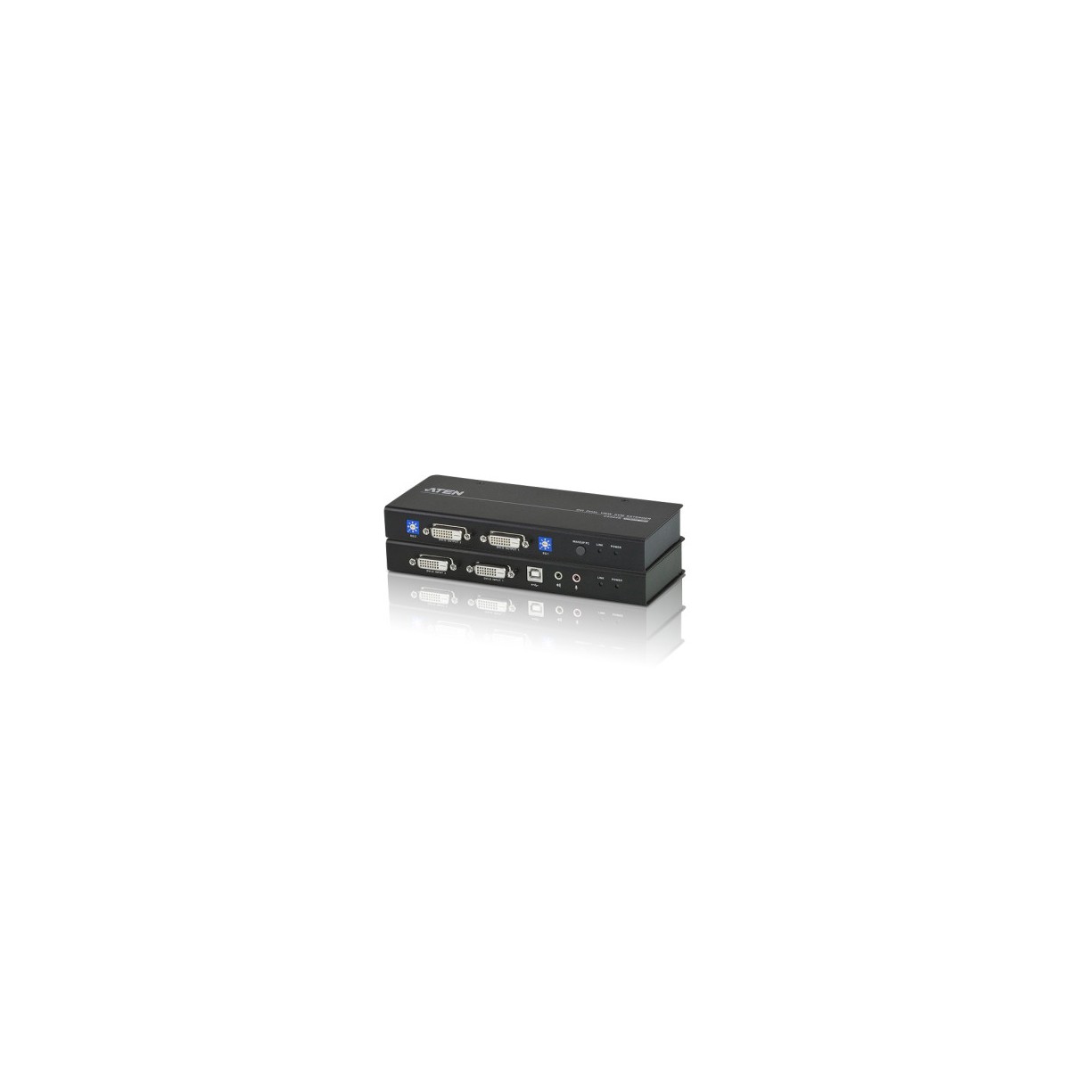 ATEN Extensor KVM Cat 5 DVI dual display USB 1024 x 768 a 60m