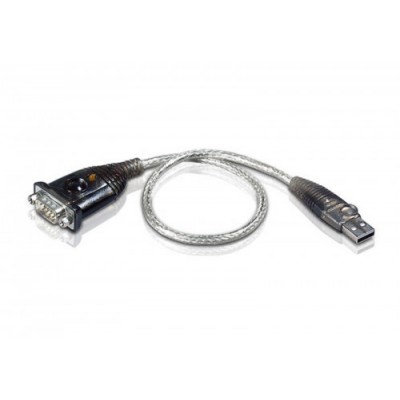 Aten UC232A1 AT adaptador de cable USB RS 232 Negro Metalico