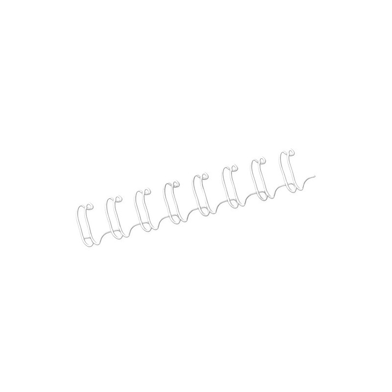 408-PACK 100 WIRES 8 MM. BLANCO FELLOWES 53258