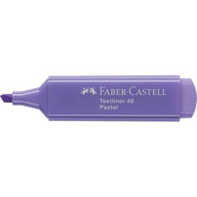 MARCADOR FLUOR TEXTLINER LILA PASTEL FABER CASTELL 154656