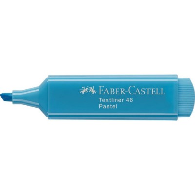 MARCADOR FLUOR TEXTLINER AZUL PaLIDO PASTEL FABER CASTELL 154657