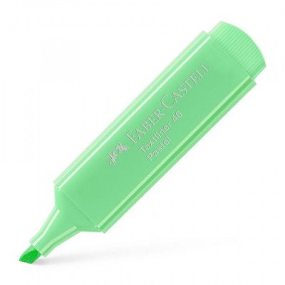 MARCADOR FLUOR TEXTLINER VERDE CLARO PASTEL FABER CASTELL 154666