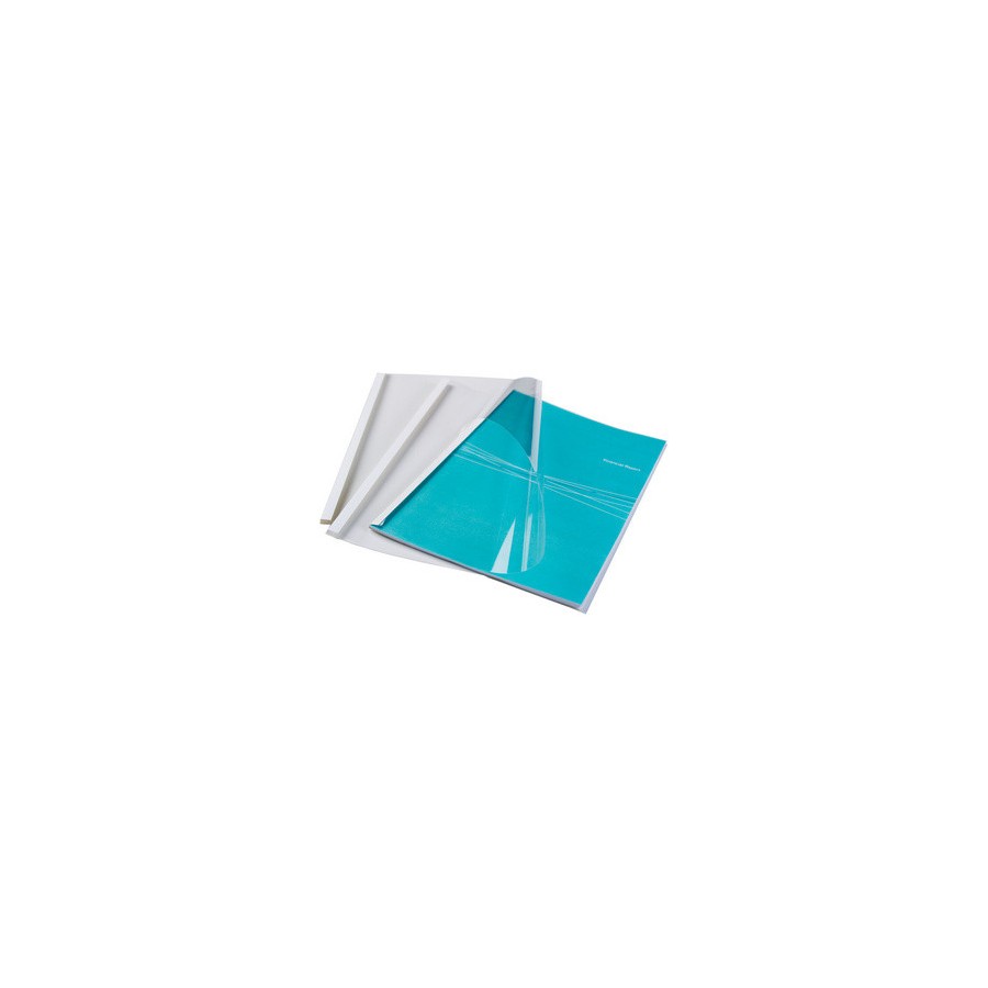 411-PACK 100 CARPETAS TERMICAS ESTANDAR 6 MM. FELLOWES 53154