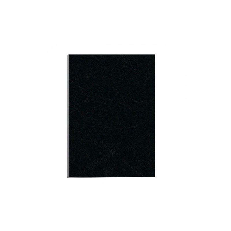 412-PACK 50 PORTADAS CARTON A4 750 GR. NEGRO FELLOWES 5135701
