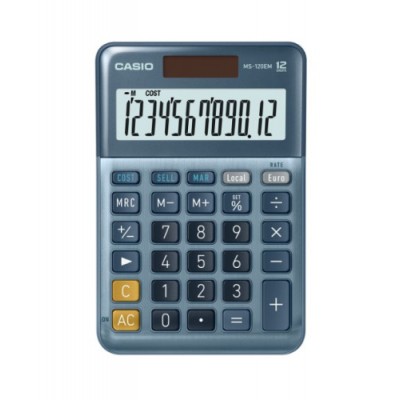 CALCULADORA DE SOBREMESA DE 12 DiGITOS CASIO MS 120EM