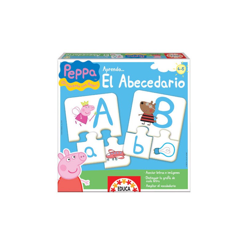 4177-JUEGO APRENDO EL ABECEDARIO PEPPA PIG DE 4-5 ANOS EDUCA BORRAS 15652 4177-JUEGO APRENDO EL ABECEDARIO PEPPA PIG DE 4-5 ANOS EDUCA BORRAS 15652