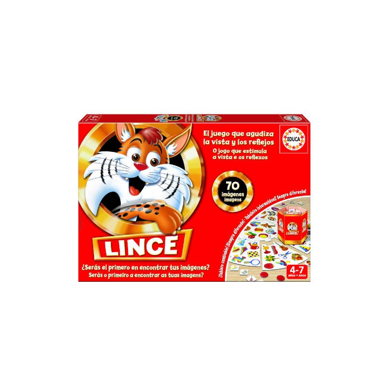 4180-JUEGO EL LINCE 70 IMAGENES DE 4-7 ANOS EDUCA BORRAS 17472 4180-JUEGO EL LINCE 70 IMAGENES DE 4-7 ANOS EDUCA BORRAS 17472