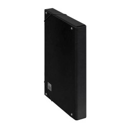 4231-CAJAS DE PROYECTOS CARTON FORRADO LOMO DE 3 CM NEGRO 245X350X30 DOHE 09723