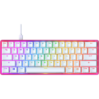 HyperX Teclado Alloy Origins 60 rosa Teclado mecanico gaming Rojo HX