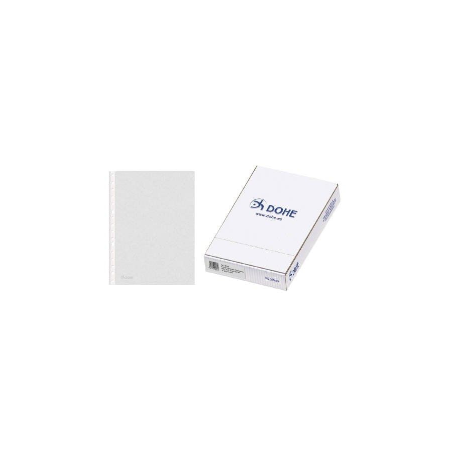 4258-CAJA 100 FUNDAS MULTITALADRO BASIC PLUS A4 235X305 DOHE 90581 4258-CAJA 100 FUNDAS MULTITALADRO BASIC PLUS A4 235X305 DOHE 90581