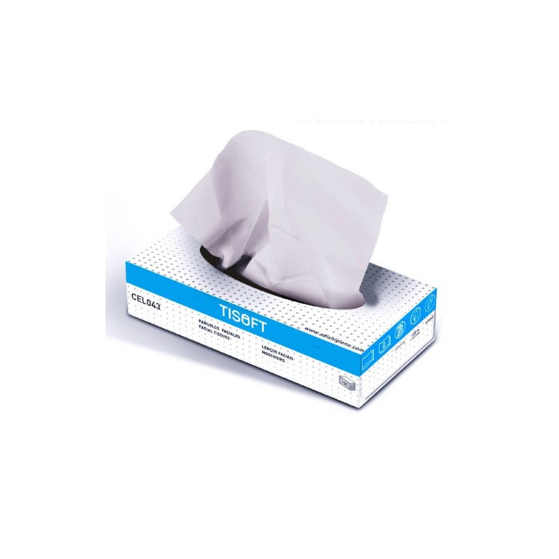 4304-CAJA DE 100 PANUELOS FACIALES TISOFT CE498