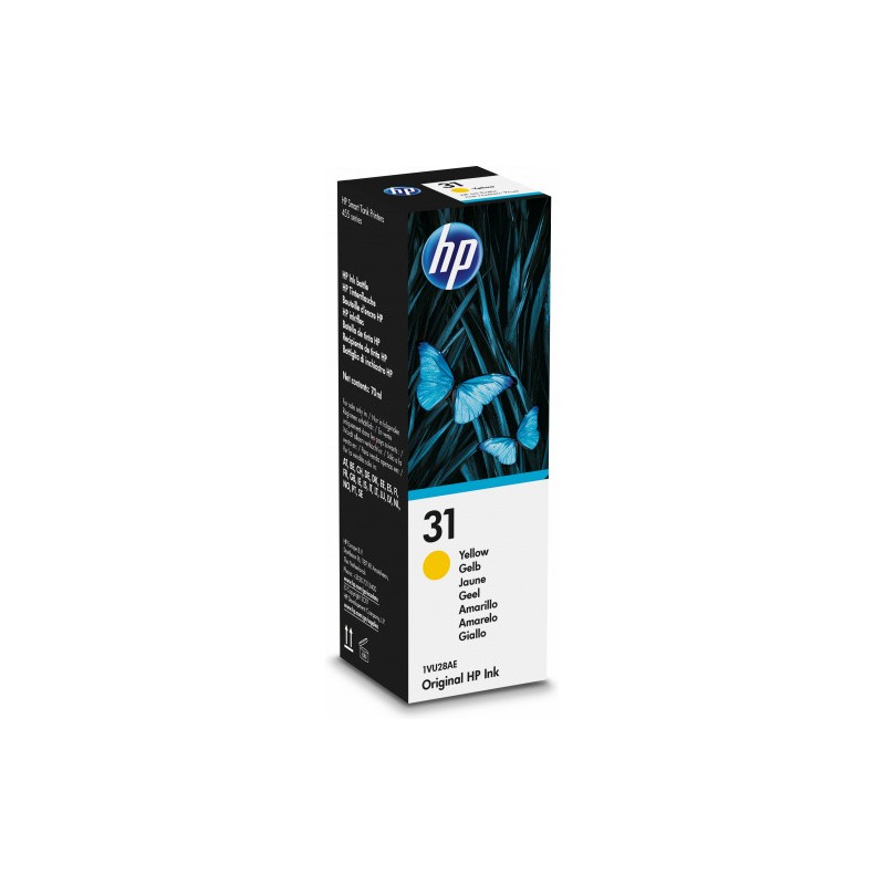 4379-HP 31 70-ml Yellow Original Ink Bottle 4379-HP 31 70-ml Yellow Original Ink Bottle