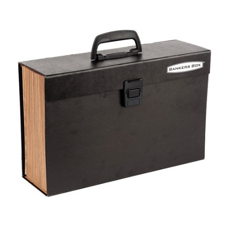 442-MALETIN CLASIFICADOR ACORDEON BASIC NEGRO BANKERS BOX 9352101