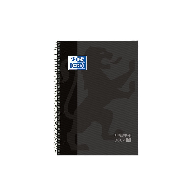 4432-Oxford Europeanbook 1 cuaderno y block A4 80 hojas Negro 4432-Oxford Europeanbook 1 cuaderno y block A4 80 hojas Negro