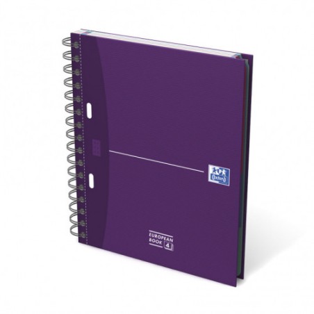 4482-CUADERNO EUROPEANBOOK 1 TAPA EXTRADURA A5+ 100 HOJAS 5X5 COLORES SURTIDOS ESSENTIALS 3SEP OXFORD 100100314