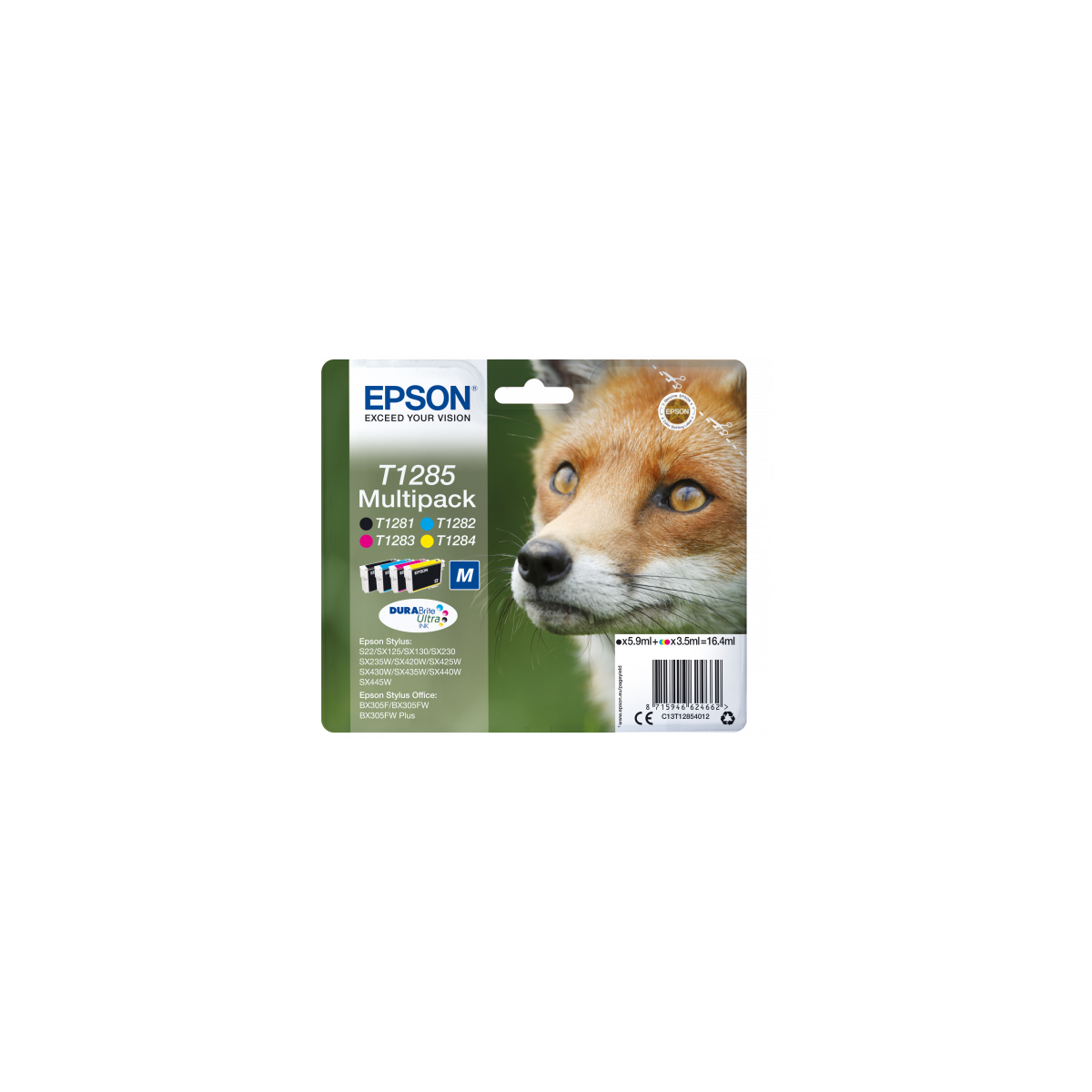 Epson Fox Multipack T1285 4 colores