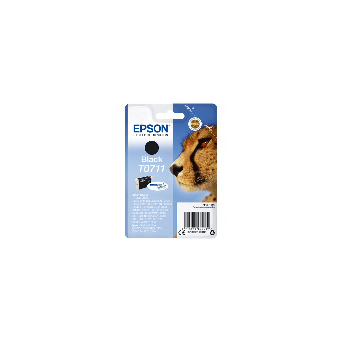 Epson Cheetah Cartucho T0711 negro