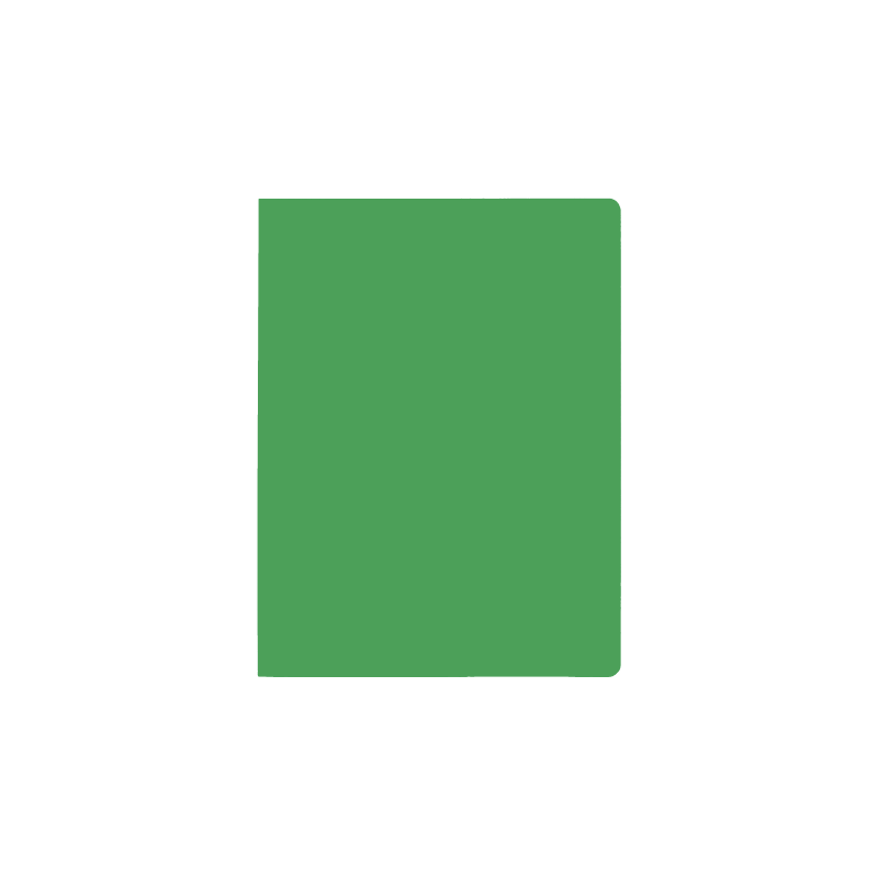 4551-SUBCARPETA SIMPLES INTENSAS 250 GRS A4 COLOR VERDE GIO 400040485