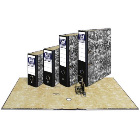 4600-ARCHIVADOR NOVOCLAS FOLIO 65MM SIN RADO COLOR NEGRO UNISYSTEM NOVOCLAS 7459010